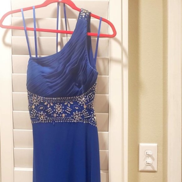 Blue Prom Dress - Picture 7 of 8